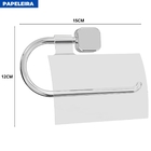 Kit Para Banheiro Quadrado 5 Peças Cromado | Japi